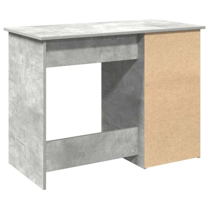 Scrivania Grigio Cemento 102x50x75 cm in Legno Multistrato - homemem39