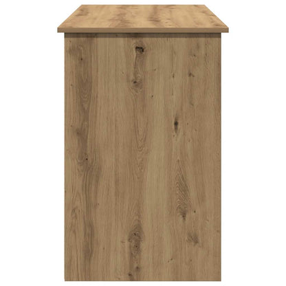 Scrivania Rovere Artigianale 102x50x75 cm in Legno Multistrato - homemem39