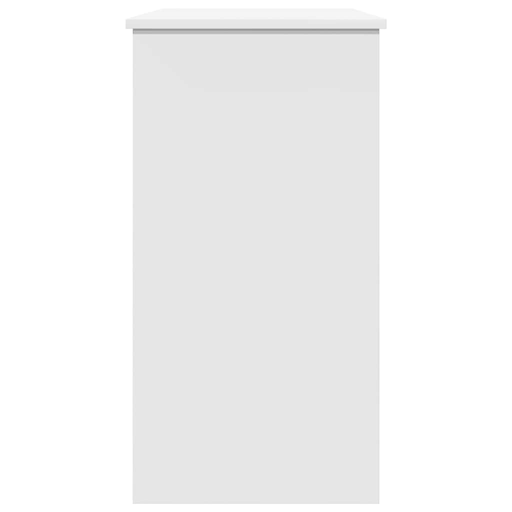 Scrivania Bianca 80x40x75 cm in Legno Multistrato - homemem39