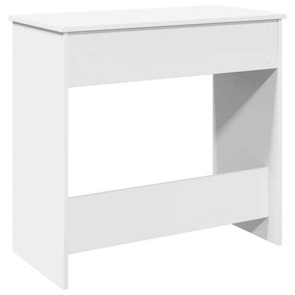 Scrivania Bianca 80x40x75 cm in Legno Multistrato - homemem39