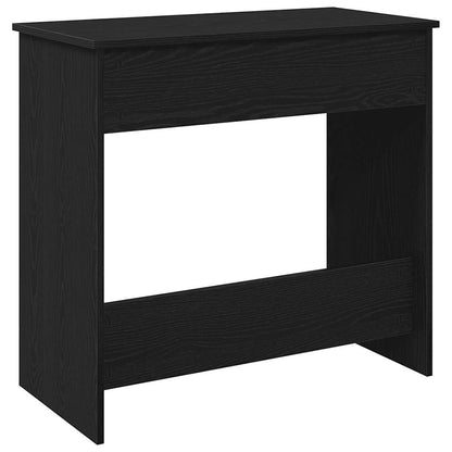 Scrivania Nera 80x40x75 cm in Legno Multistrato - homemem39