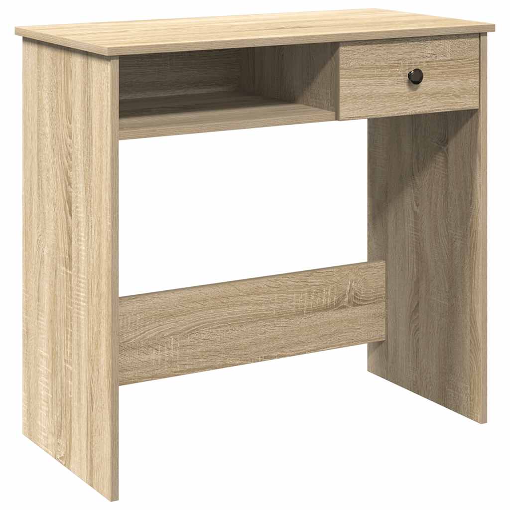 Scrivania Rovere Sonoma 80x40x75 cm in Legno Multistrato | homemem39