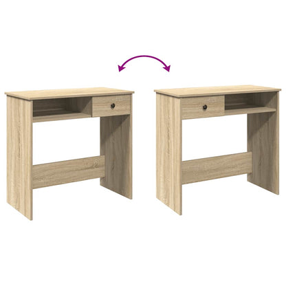 Scrivania Rovere Sonoma 80x40x75 cm in Legno Multistrato - homemem39