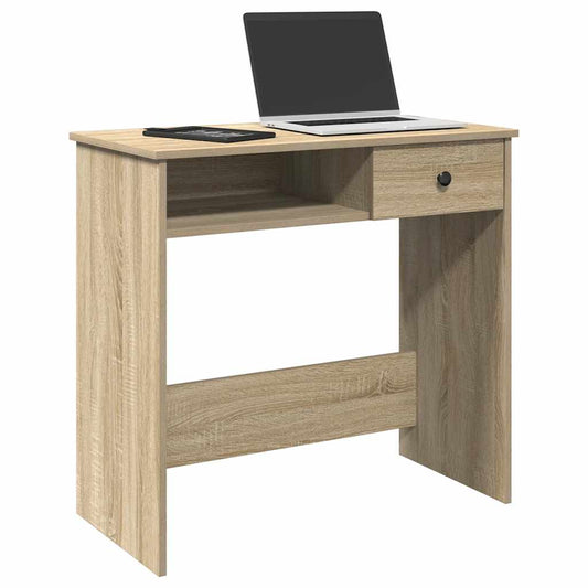 Scrivania Rovere Sonoma 80x40x75 cm in Legno Multistrato - homemem39
