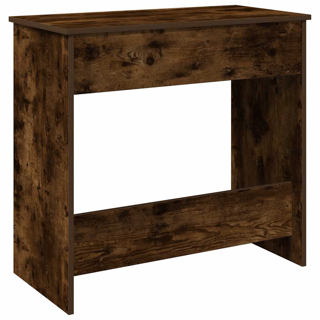 Scrivania Rovere Fumo 80x40x75 cm in Legno Multistrato - homemem39