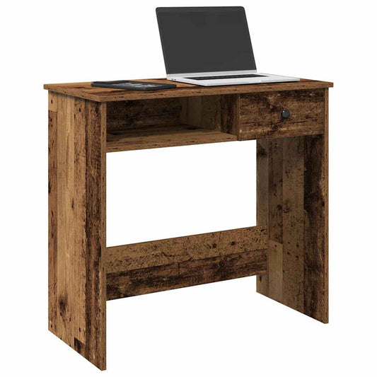 Scrivania Legno Antico 80x40x75 cm in Truciolato - homemem39