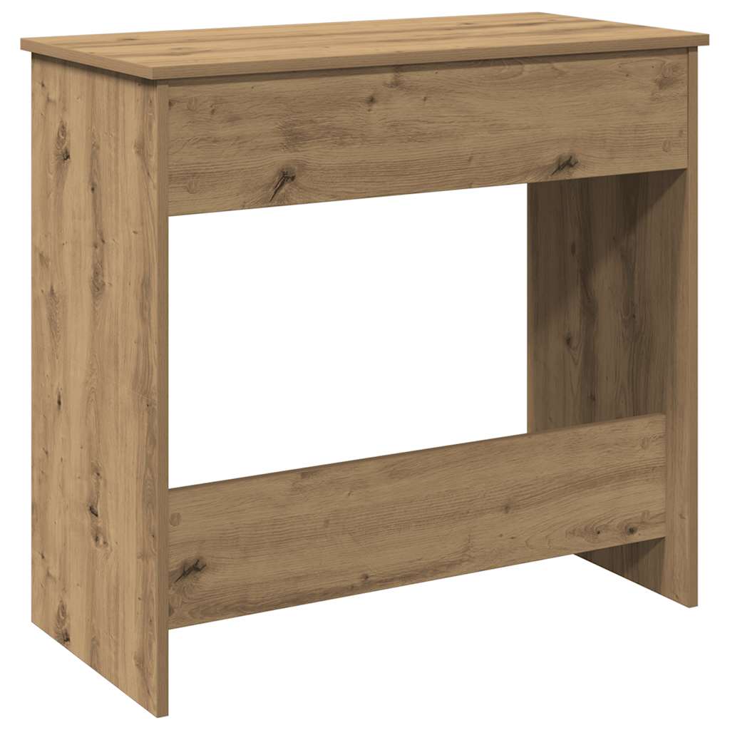 Scrivania Rovere Artigianale 80x40x75 cm in Legno Multistrato - homemem39