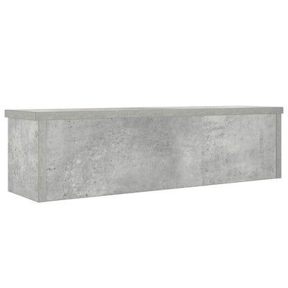 Scaffale da Cucina Impilabile Grigio Cemento 60x15x16 cm