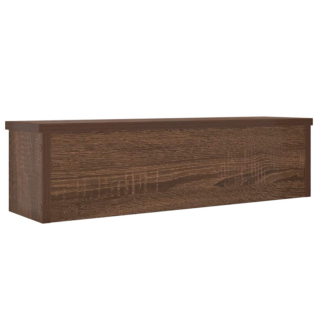 Scaffale da Cucina Impilabile Rovere Marrone 60x15x16 cm - homemem39