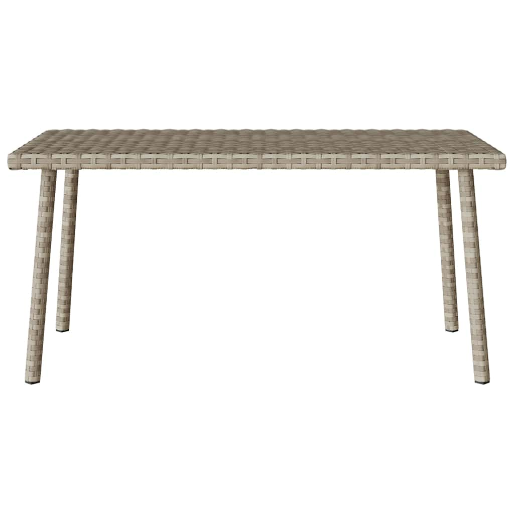 Tavolino da Giardino Rettangolare Grigio Chiaro 80x40x37 cm - homemem39