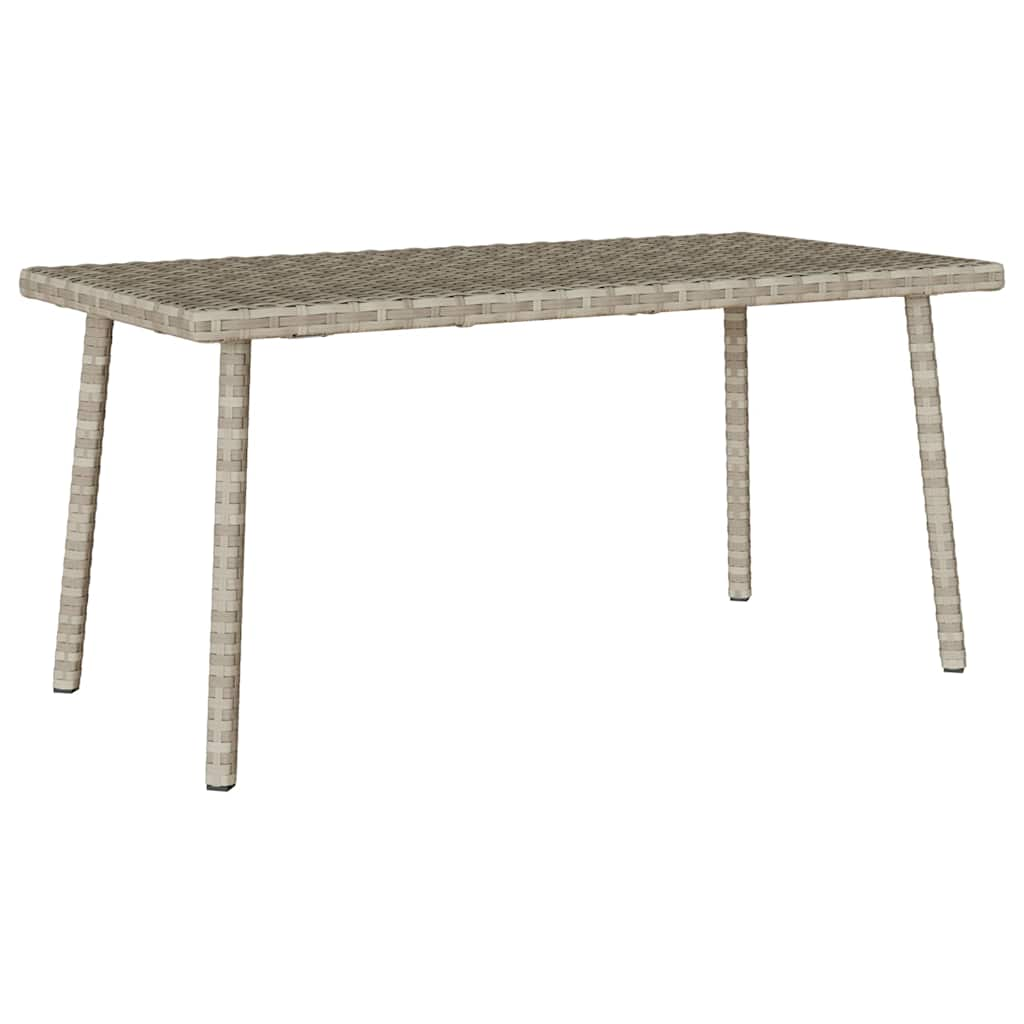 Tavolino da Giardino Rettangolare Grigio Chiaro 80x40x37 cm - homemem39