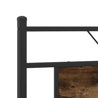 Giroletto senza Materaso in Metallo Rovere Fumo 160x200 cm