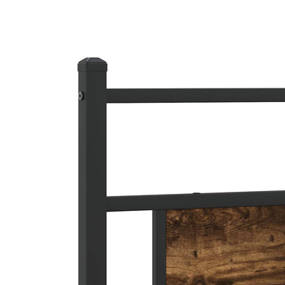Giroletto senza Materaso in Metallo Rovere Fumo 200x200 cm | homemem39
