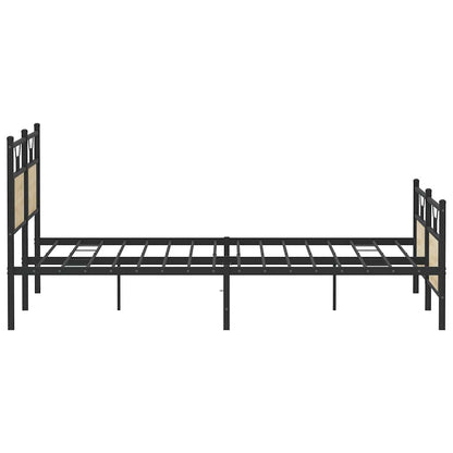 Giroletto senza Materaso in Metallo Rovere Sonoma 183x213 cm | homemem39