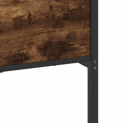 Giroletto senza Materaso in Metallo Rovere Fumo 193x201 cm | homemem39