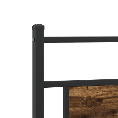 Giroletto senza Materaso in Metallo Rovere Fumo 200x200 cm | homemem39