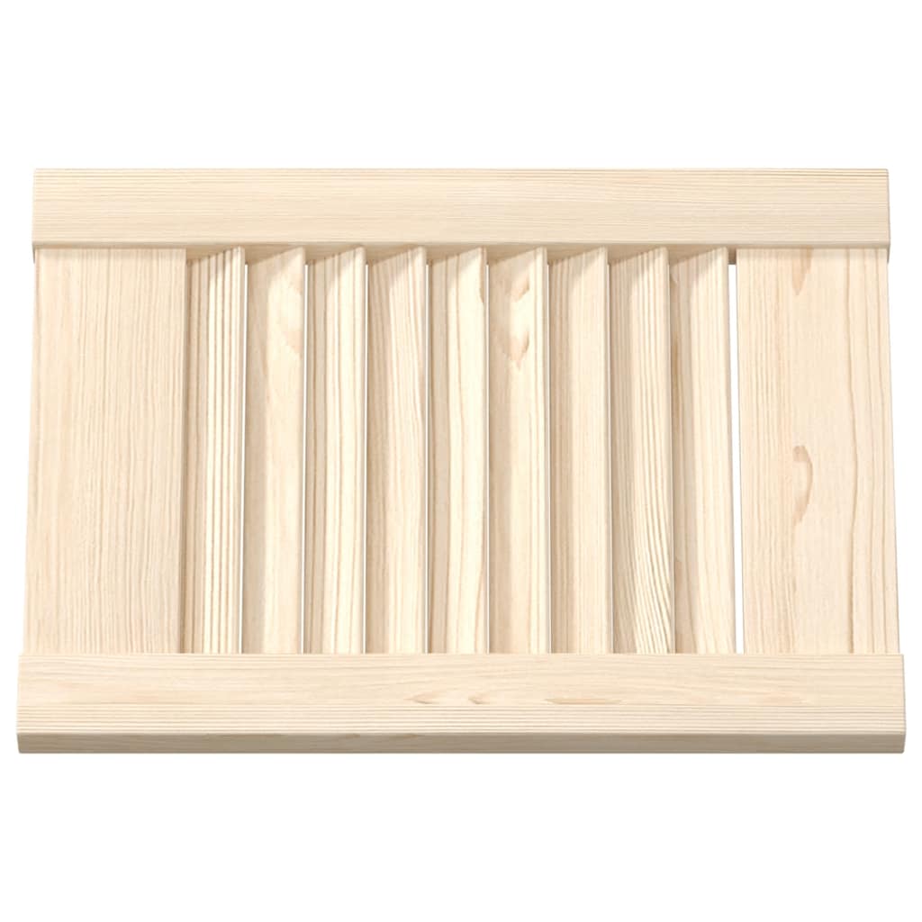 Anta con Design a Lamelle 39,5x29,5 cm in Legno di Pino