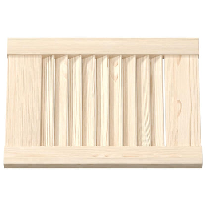 Ante con Design a Lamelle 2 pz 39,5x29,5 cm in Legno di Pino