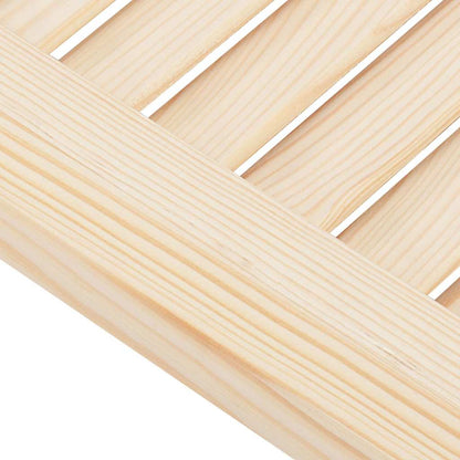 Anta con Design a Lamelle 61,5x29,5 cm in Legno di Pino
