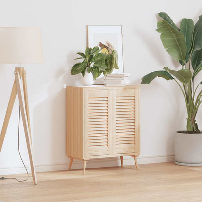 Ante con Design a Lamelle 2 pz 61,5x29,5 cm in Legno di Pino