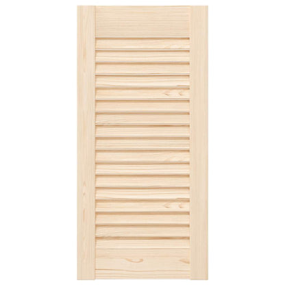 Ante con Design a Lamelle 2 pz 61,5x29,5 cm in Legno di Pino