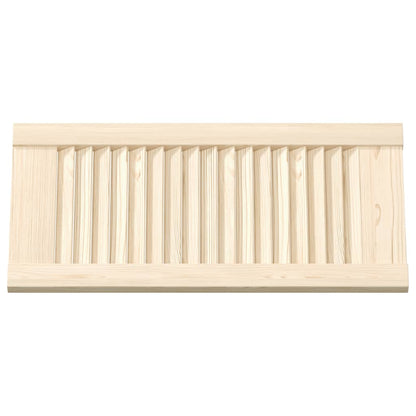 Ante con Design a Lamelle 4 pz 61,5x29,5 cm in Legno di Pino