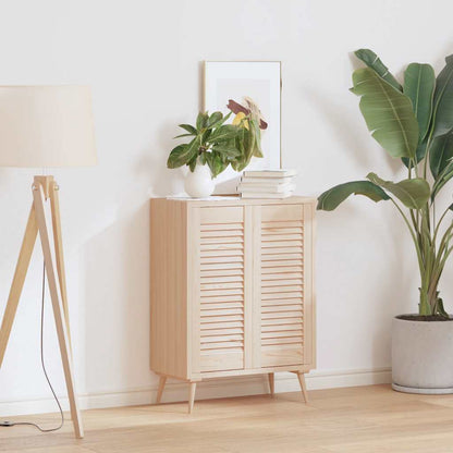 Ante con Design a Lamelle 2 pz 69x29,5 cm in Legno di Pino