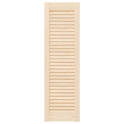 Ante con Design a Lamelle 2 pz 99x29,5 cm in Legno di Pino