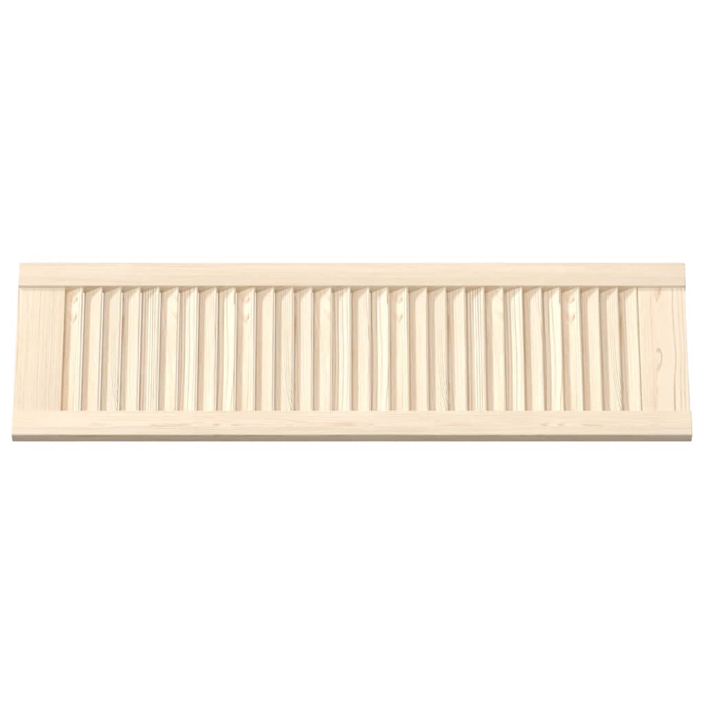 Ante con Design a Lamelle 2 pz 99x29,5 cm in Legno di Pino
