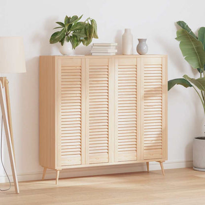 Ante con Design a Lamelle 4 pz 99x29,5 cm in Legno di Pino