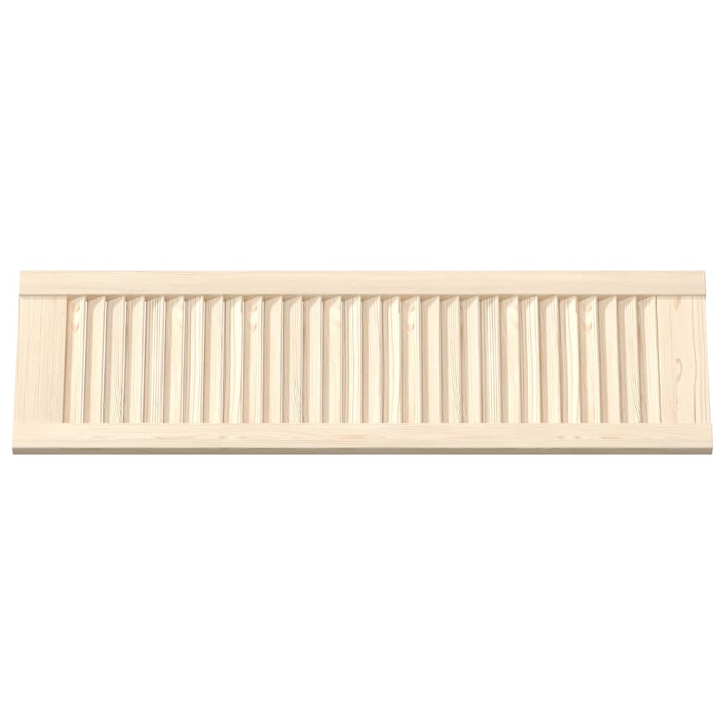 Ante con Design a Lamelle 4 pz 99x29,5 cm in Legno di Pino