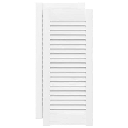 Ante a Lamelle 2 pz Bianche 61,5x29,5 cm | homemem39