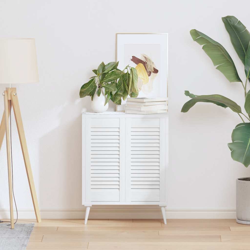 Ante a Lamelle 2 pz Bianche 61,5x29,5 cm - homemem39