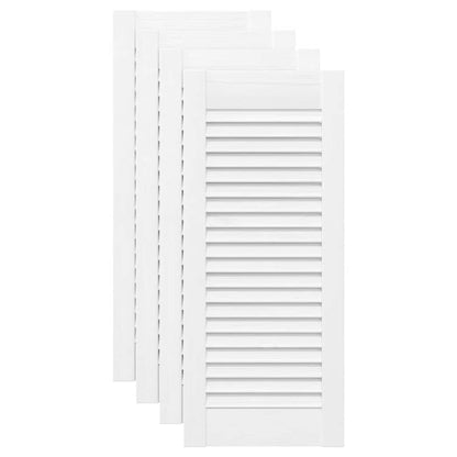 Ante a Lamelle 4 pz Bianche 69x29,5 cm | homemem39