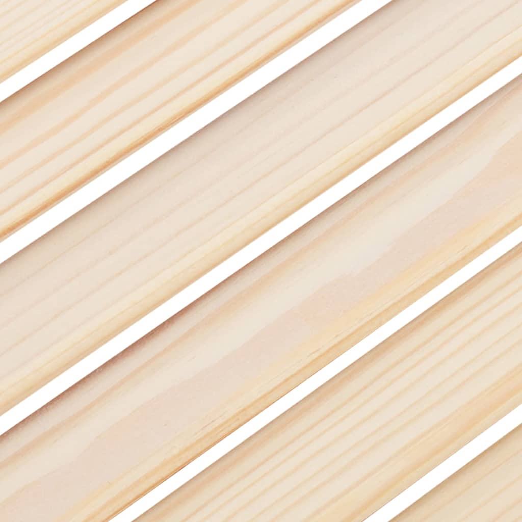 Porte a Battente 1-Paio Design a Lamelle 100x80cm Legno di Pino