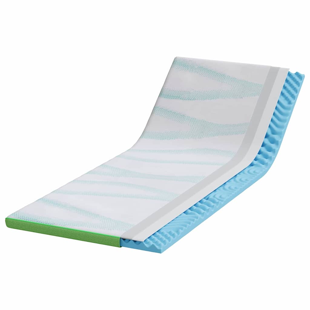 Guanciali per materassi Bianco e Verde 80 x 200 cm