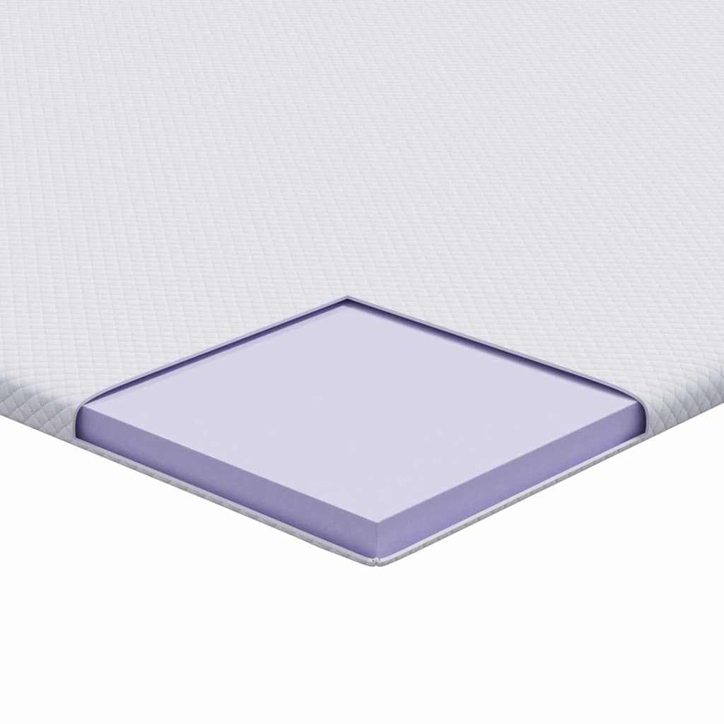 Topper in schiuma memory for Adulto Morbido 80 x 200 cm Bianco | homemem39