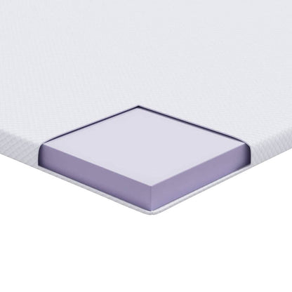 Topper in schiuma memory for Adulto Morbido 90 x 190 cm Bianco | homemem39
