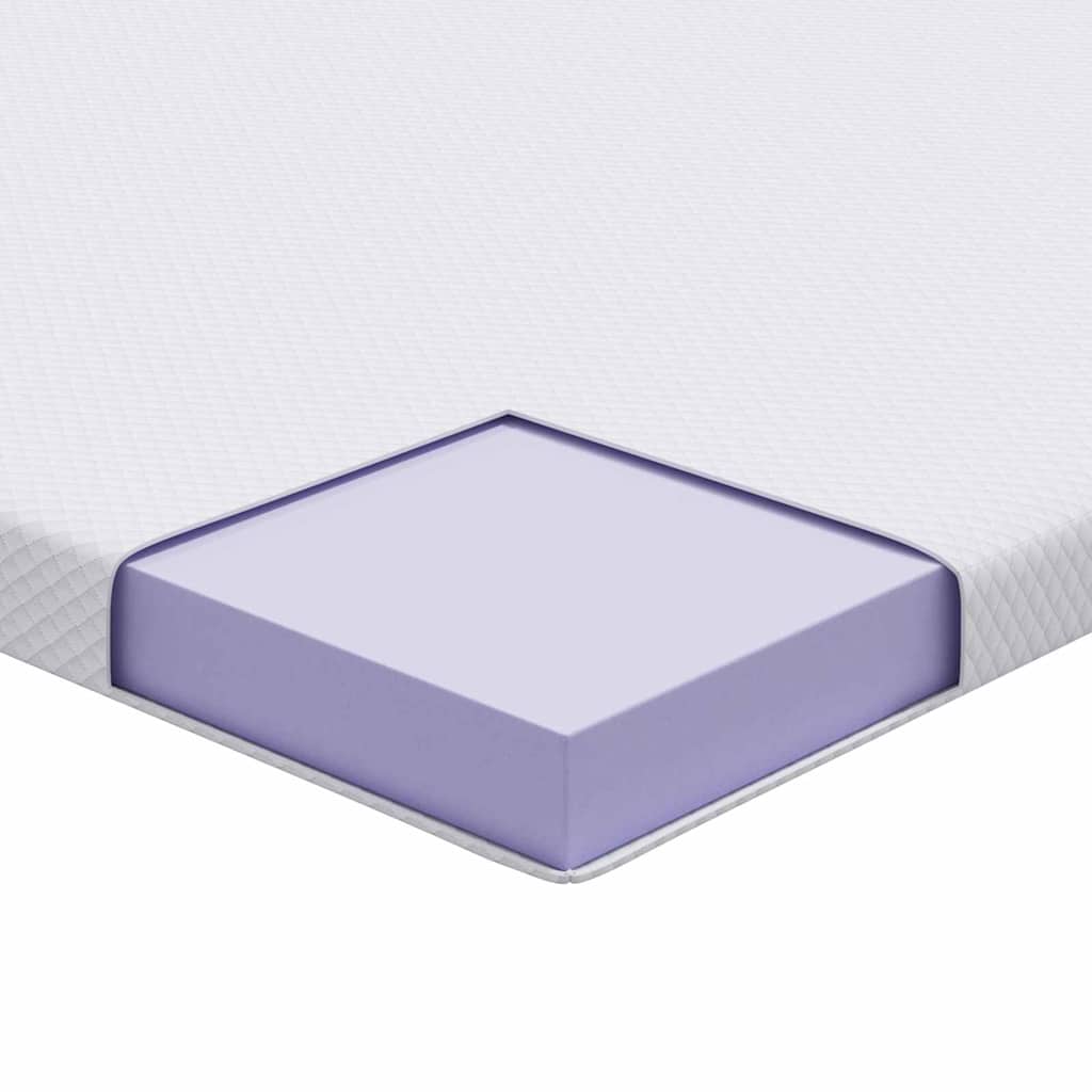 Topper in schiuma memory for Adulto Morbido 90 x 200 cm Bianco | homemem39