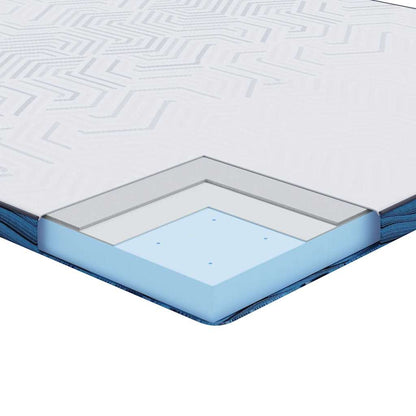 Guanciali per materassi Bianco e blu 90 x 200 cm