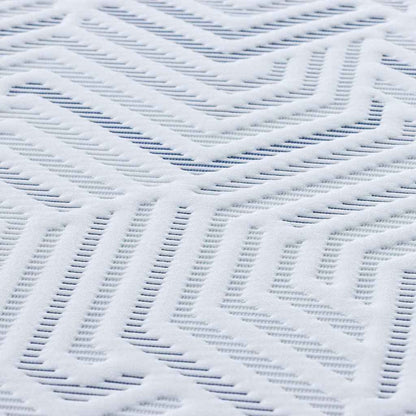 Topper per materasso Bianco 160 x 200 cm Tessuto Jacquard | homemem39
