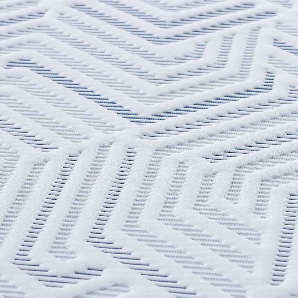 Topper per materasso Bianco 200 x 200 cm Tessuto Jacquard | homemem39