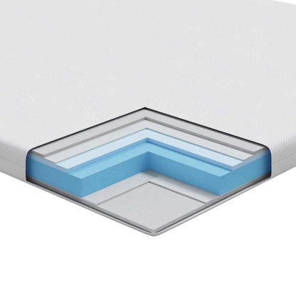 Guanciale Bianco 70 x 200 cm Schiuma Memory in Gel