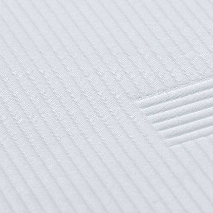 Topper per materasso Bianco 200 x 200 cm Tessuto Jacquard | homemem39