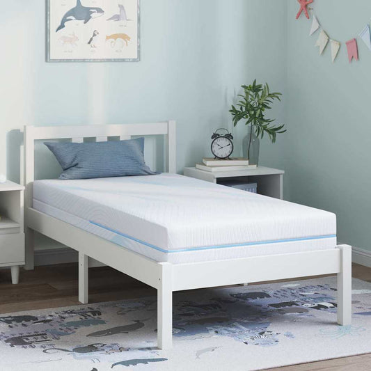 Materasso Bianco 80 x 160 cm Schiuma