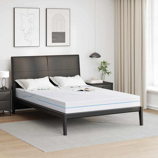 Materasso Bianco 140 x 190 cm Schiuma