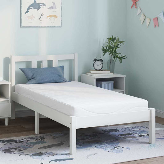 Materasso Bianco 80 x 160 cm Schiuma
