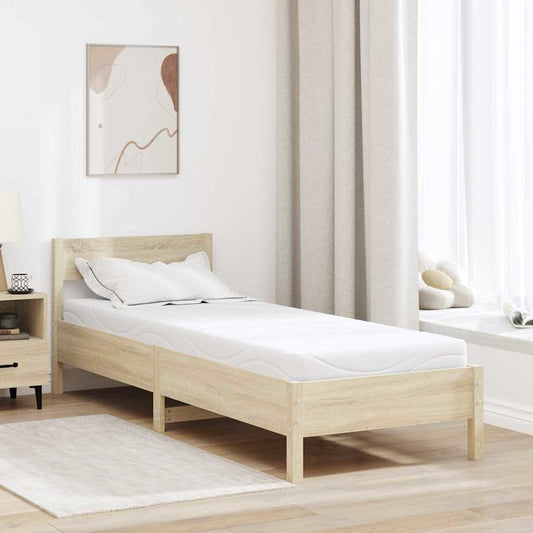 Materasso Bianco 80 x 200 cm Schiuma