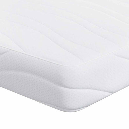 Materasso Bianco 90 x 200 cm Schiuma