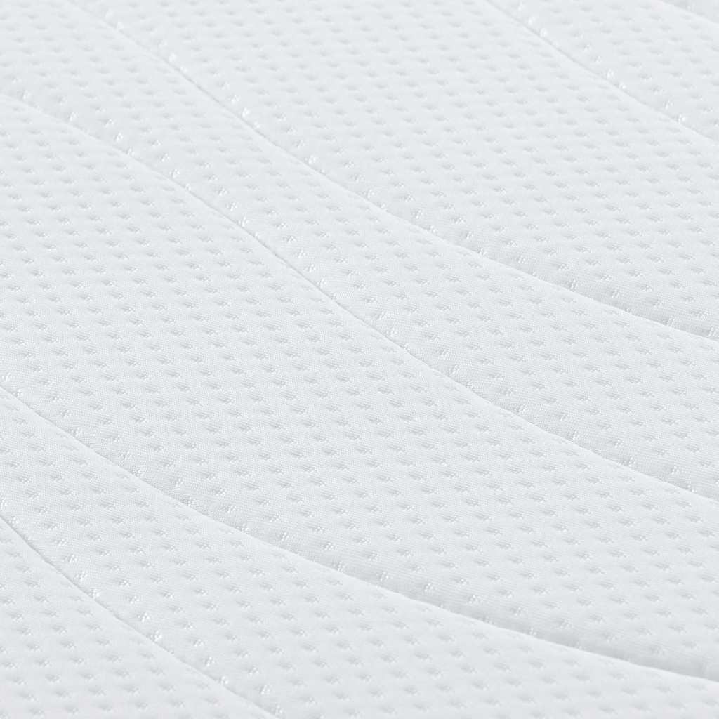 Materasso Bianco 140 x 190 cm Tessuto Jacquard | homemem39